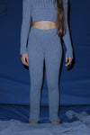 BASERANGE Trousers TRMAC-CO-AU23 Blue Blend